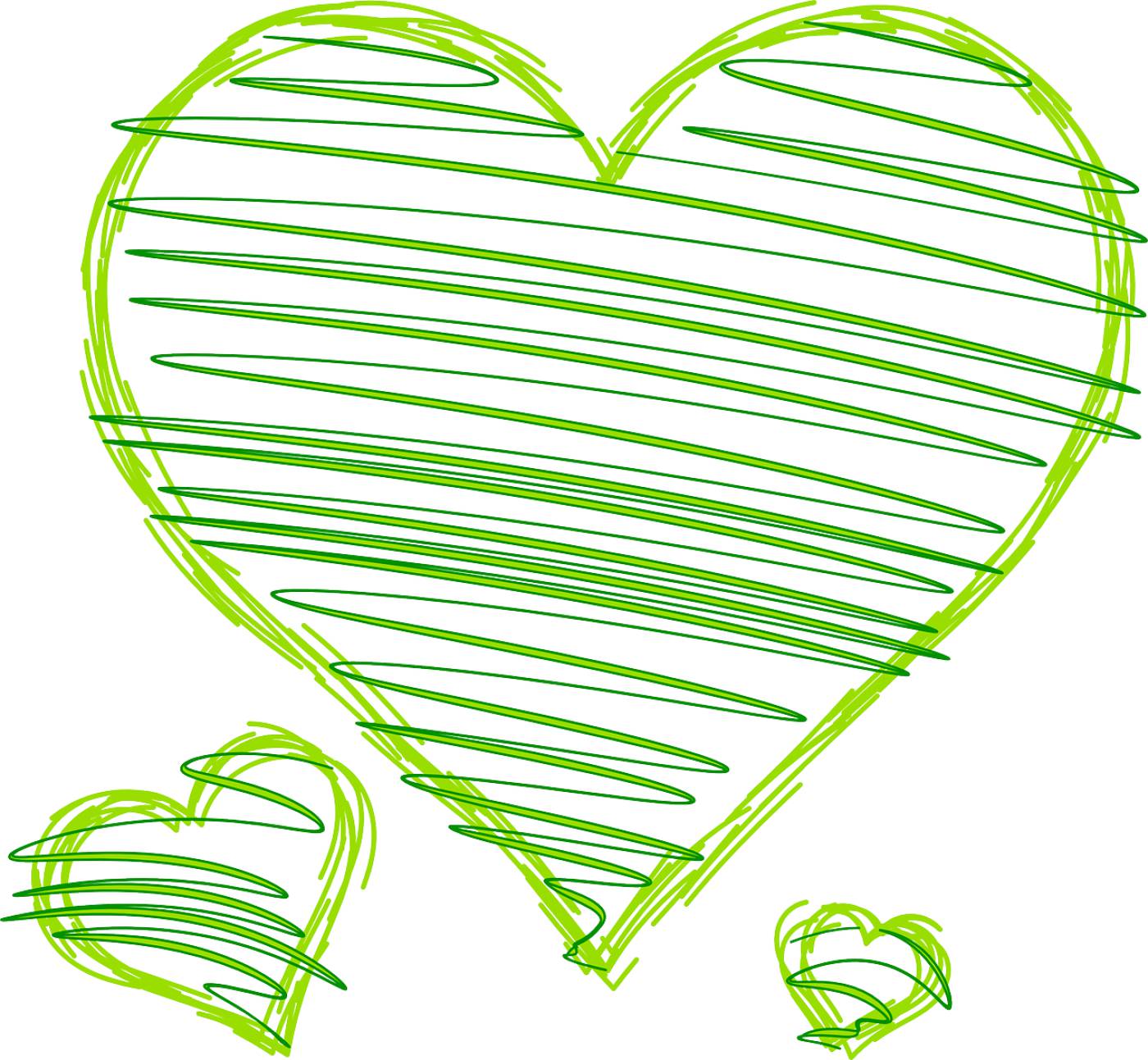 hearts love green drawn hearts  svg vector