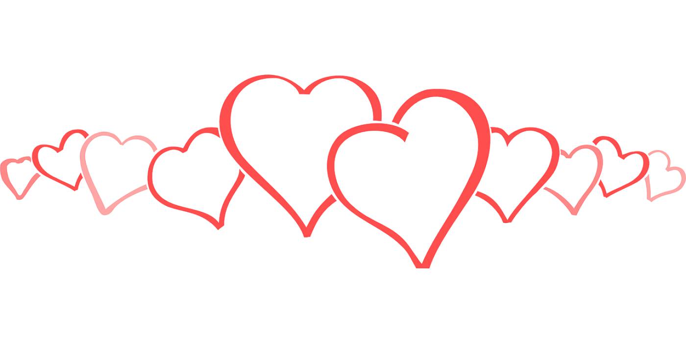 hearts valentine love romance  svg vector