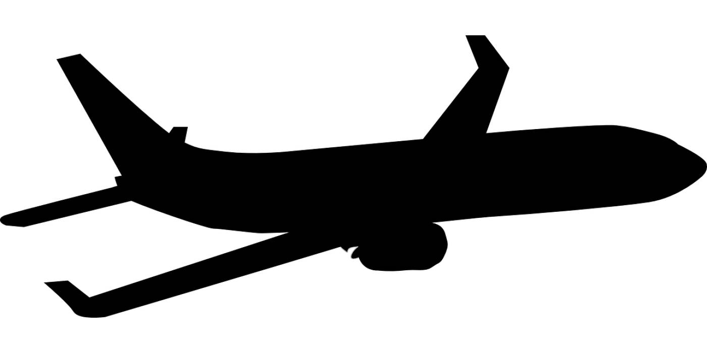 plane air transport travel flight  svg vector