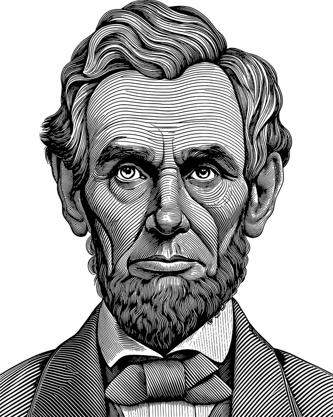 ai generated president portrait  svg vector