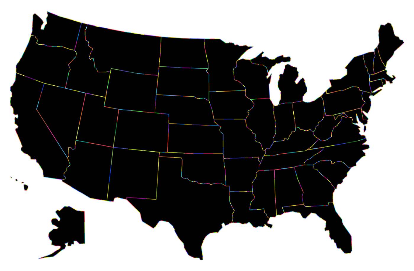 america map usa country  svg vector