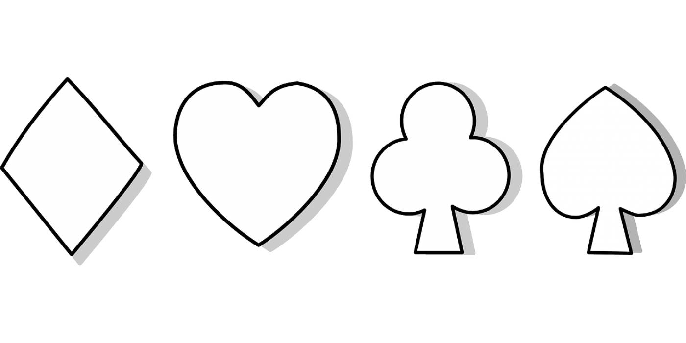 card club diamond heart spade  svg vector