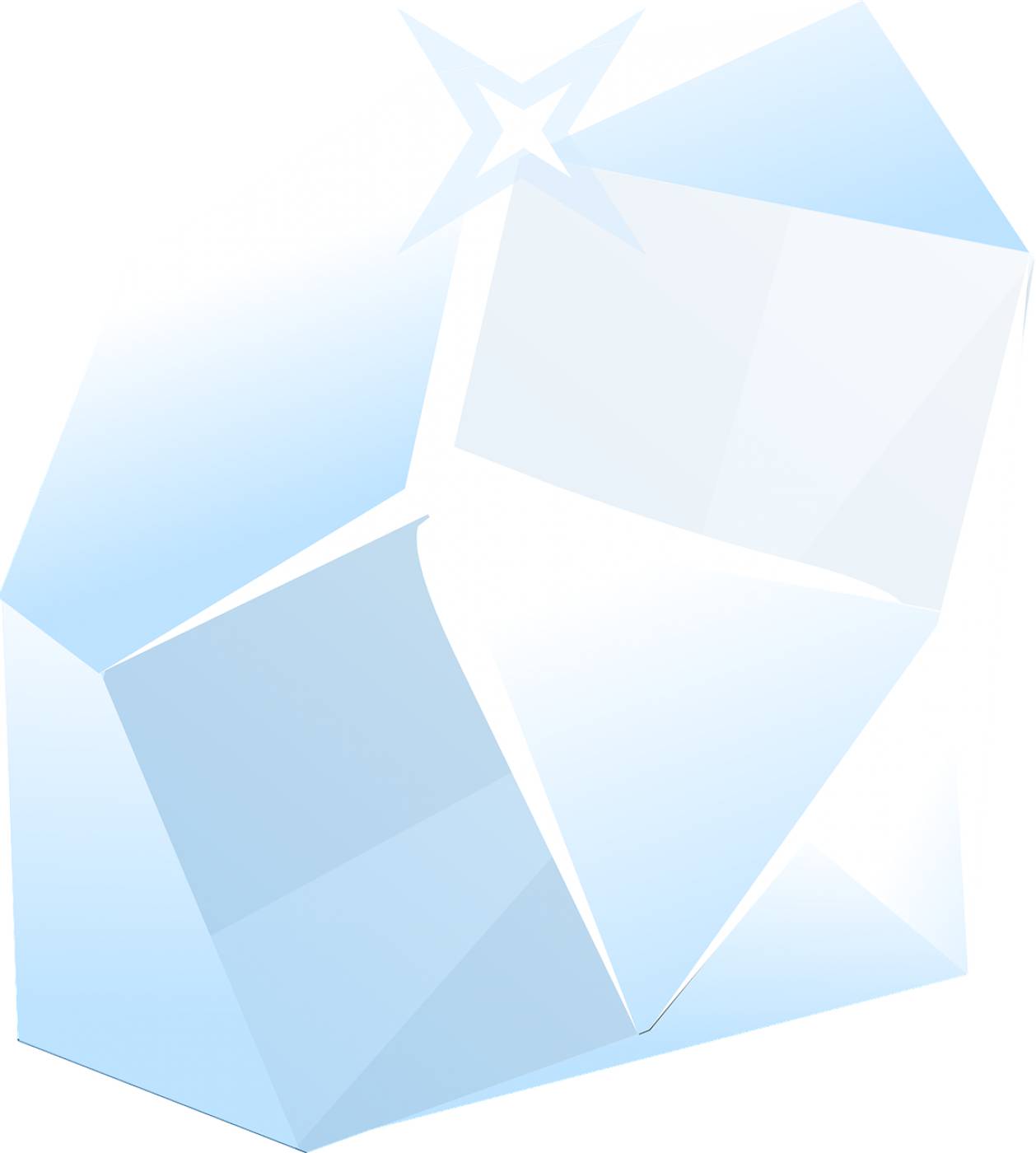 crystal mineral tranparent diamond  svg vector
