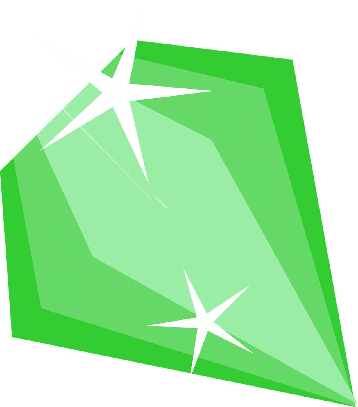 diamond green treasure  svg vector