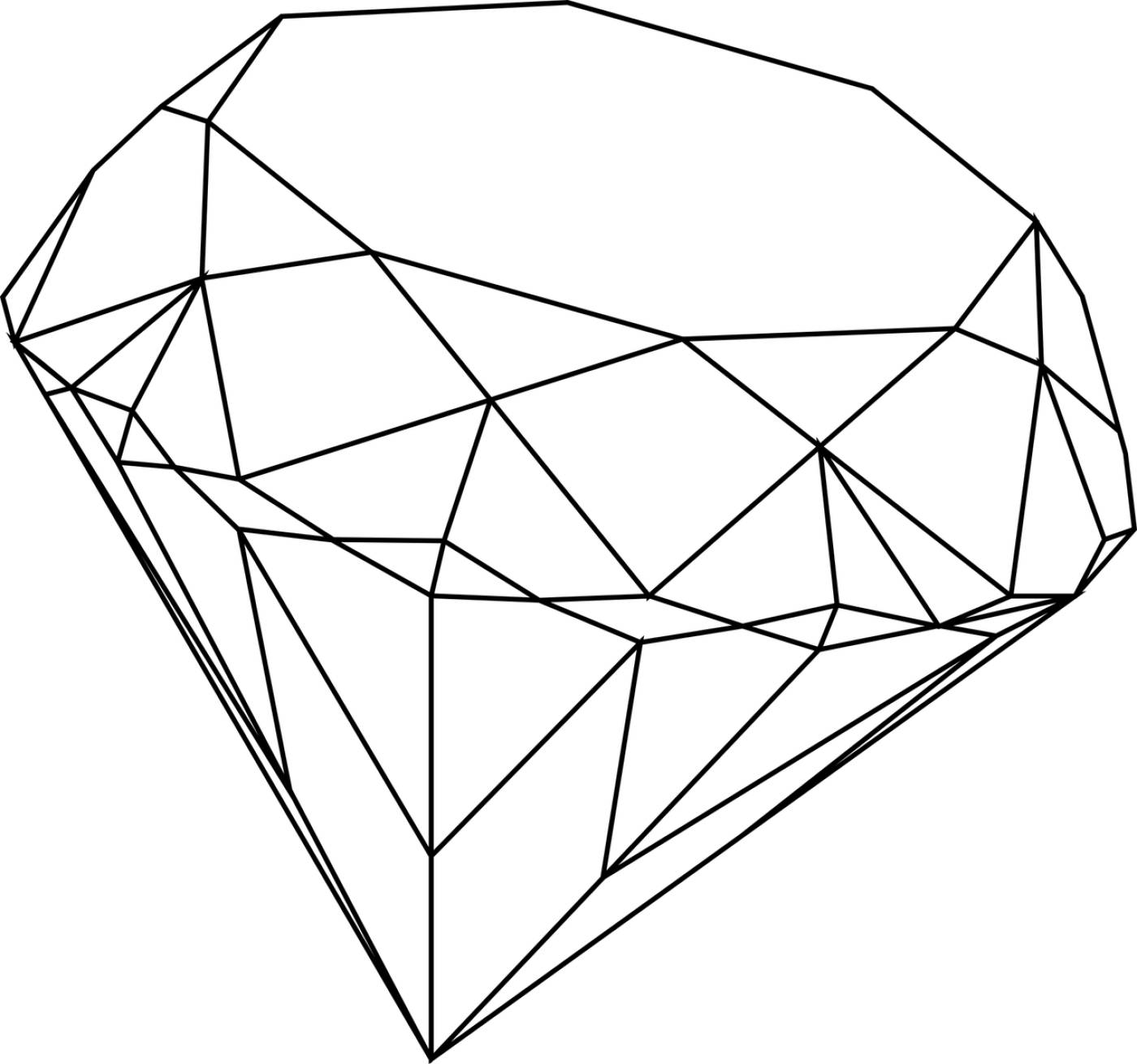 diamond jewelry accessory drawing  svg vector