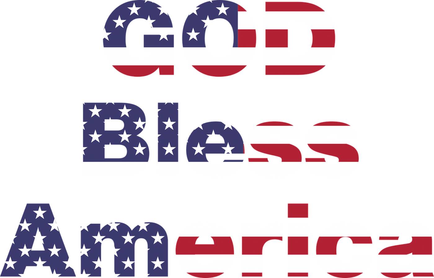 god bless america united states  svg vector