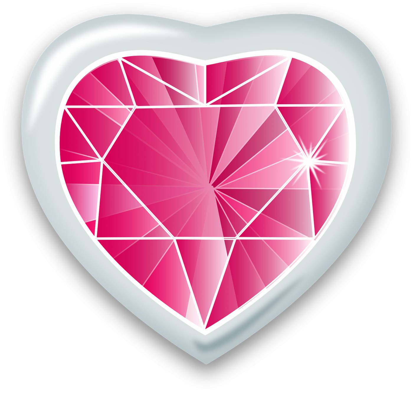 heart ruby valentine jewellery red  svg vector