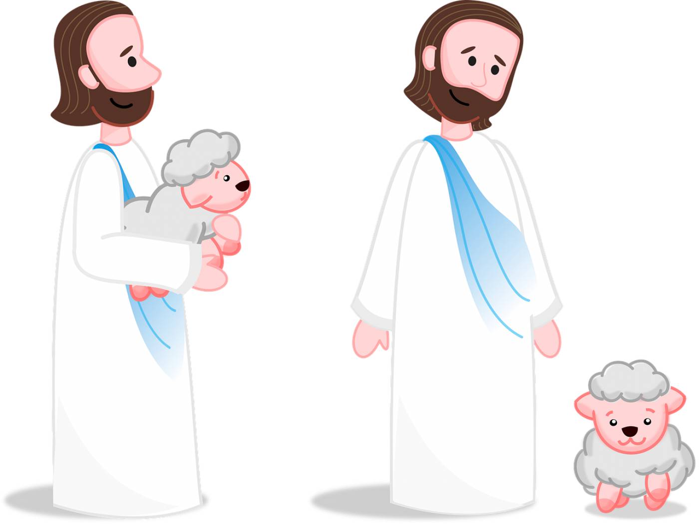 jesus god sheep pastor bible  svg vector