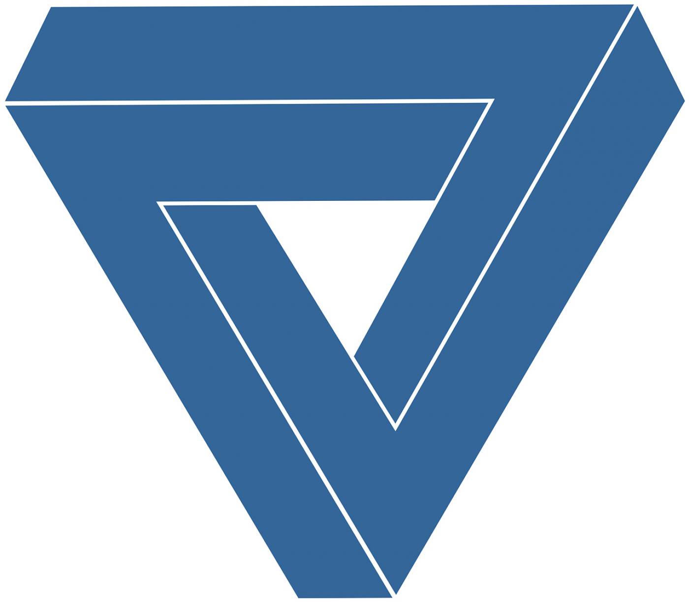 logo triangle blue diamond crystal  svg vector
