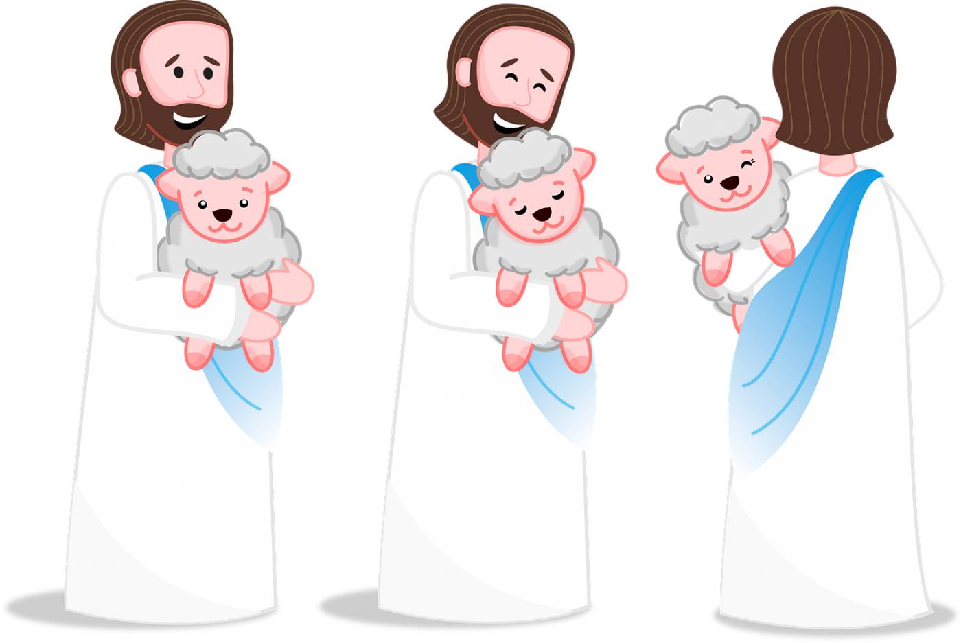 sheep pastor jesus bible god  svg vector