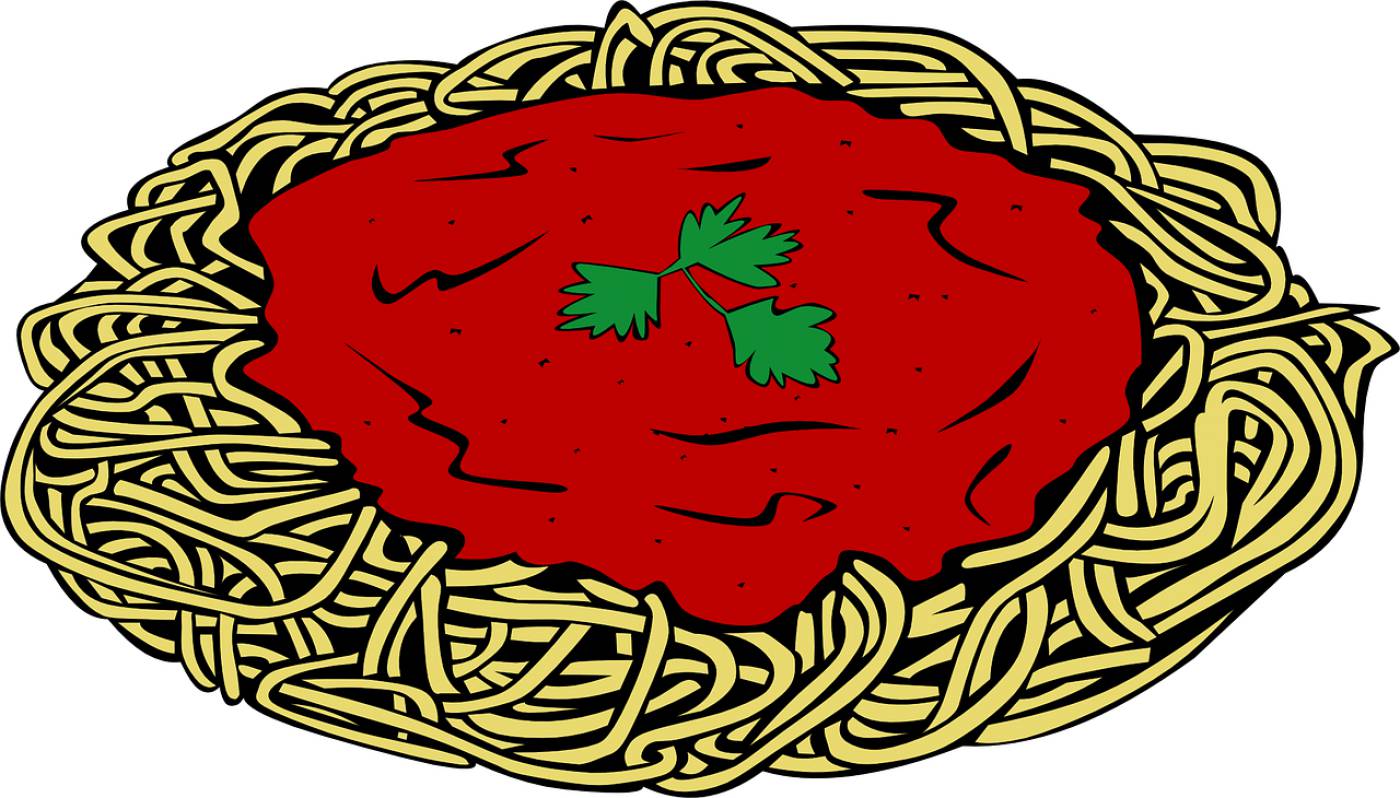 spaghetti spaghetti sauce pasta  svg vector