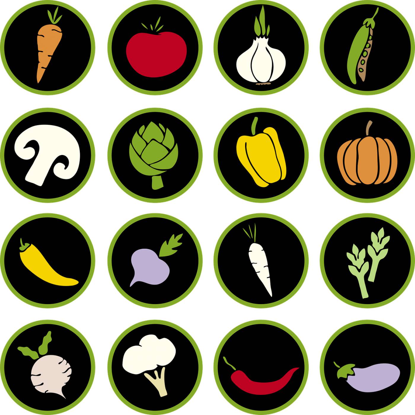 vegetables icon food healthy meal  svg vector