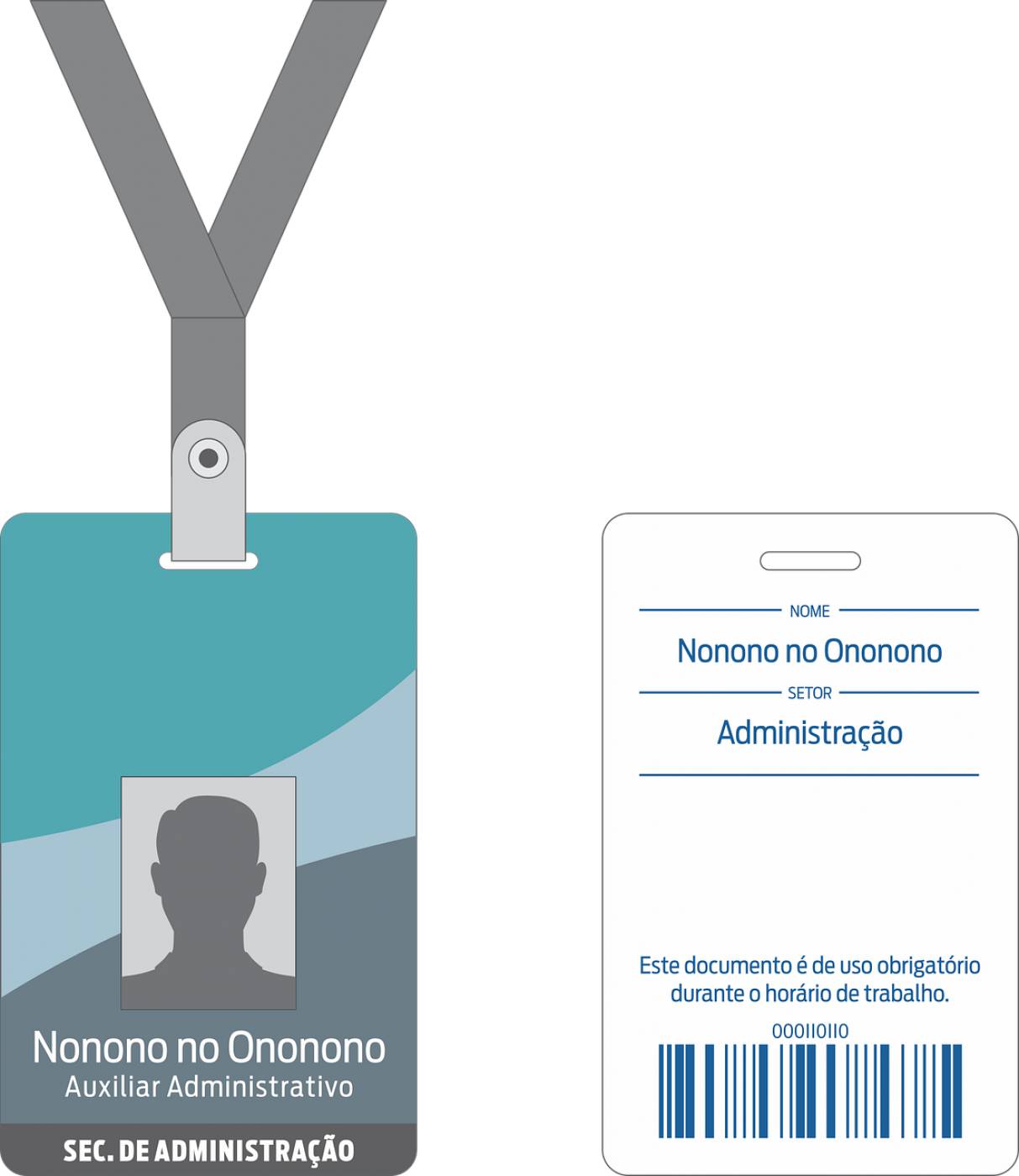 badge company mockup id card  svg vector