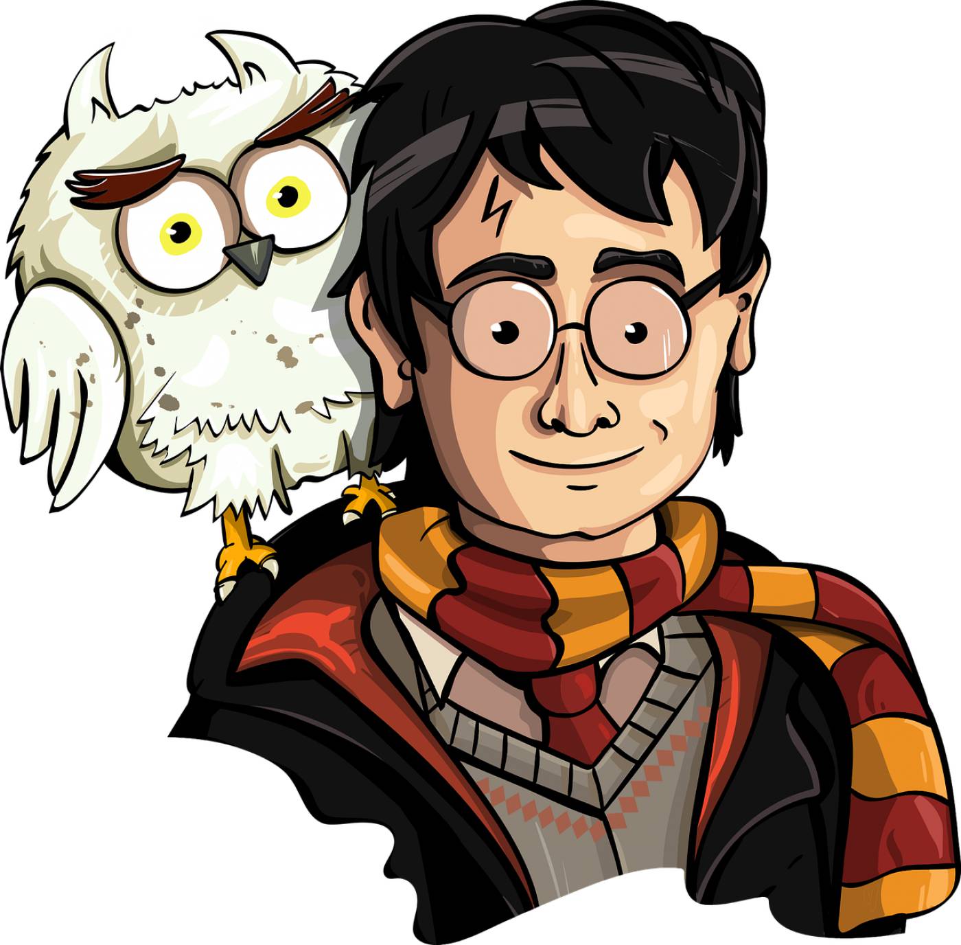 harry potter fan art the wizard owl  svg vector