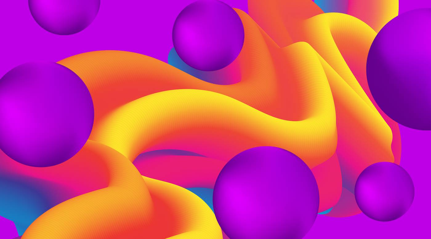 liquid d art colorful background  svg vector