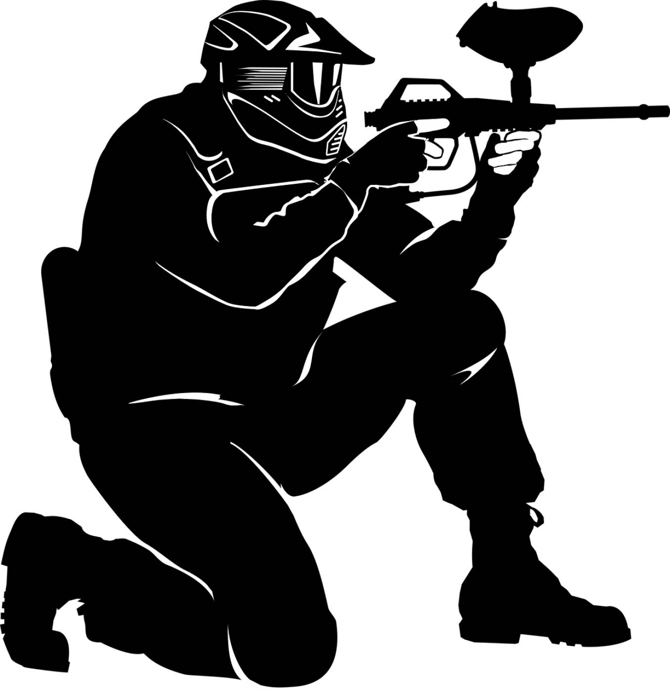 paintball shooter fighter game  svg vector