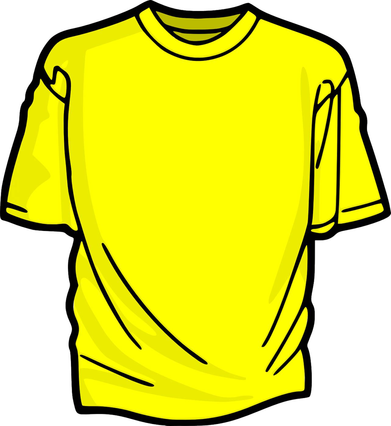 t shirt clothing yellow shirt  svg vector