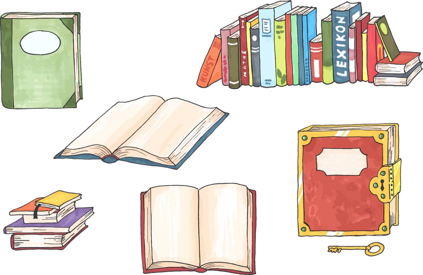 books college hand drawn learning  svg vector