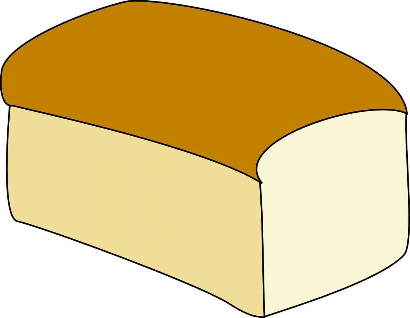 bread loaf white bread  svg vector