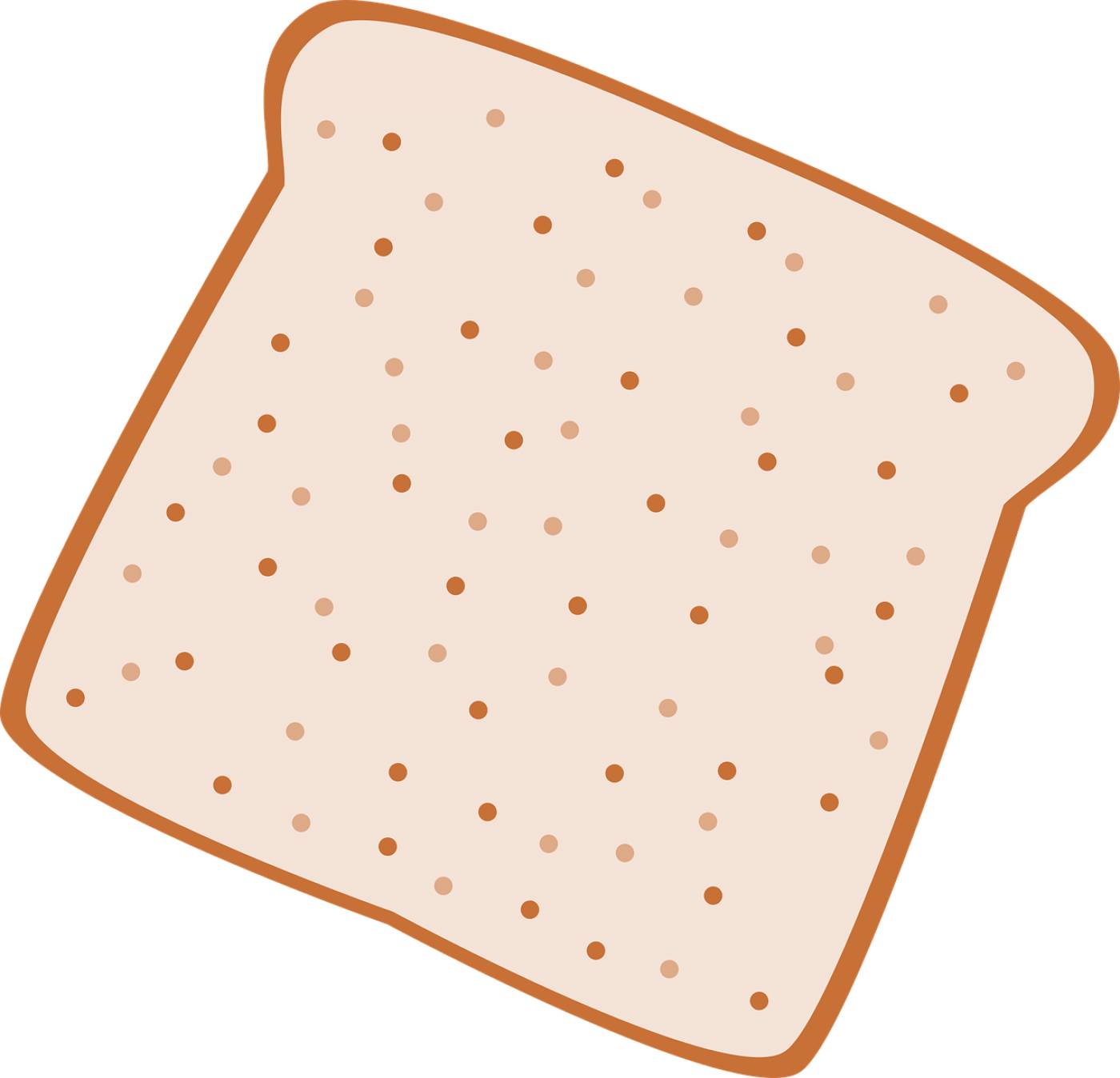 bread slice wholemeal bread  svg vector