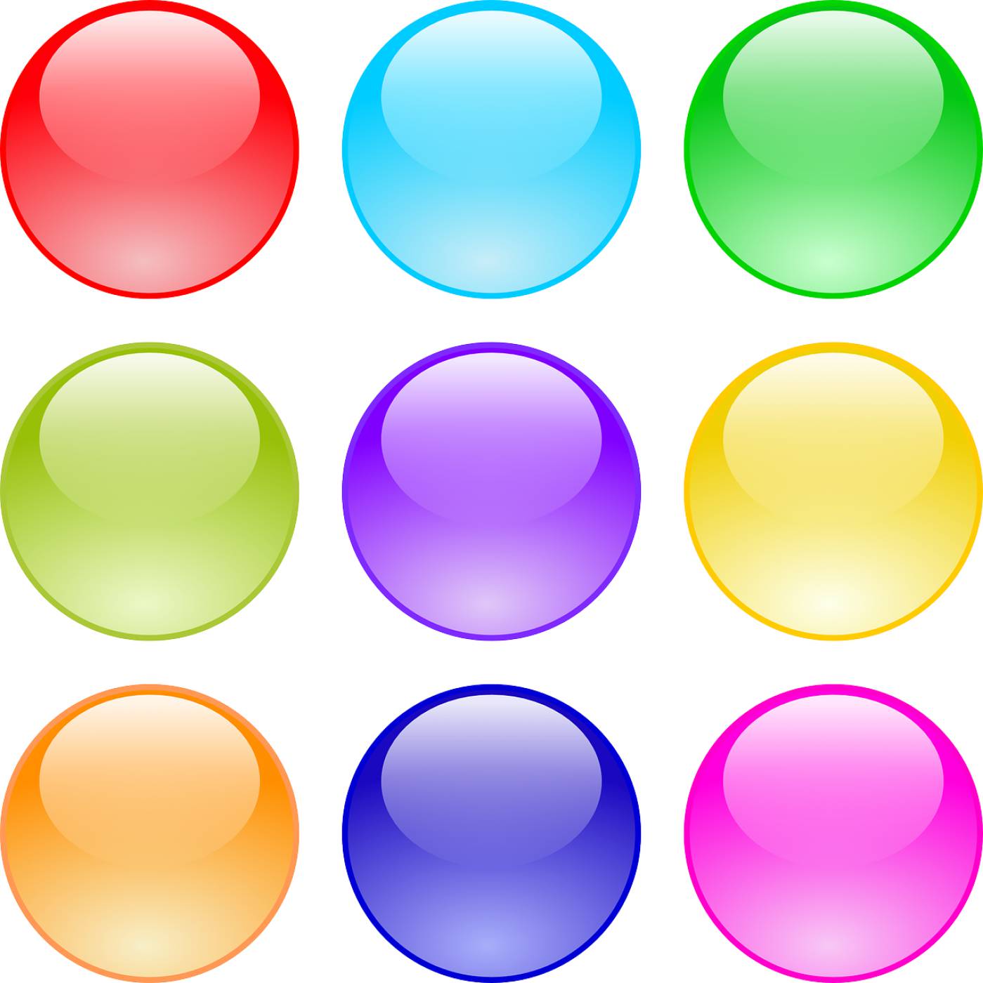 buttons circle glossy gui round  svg vector