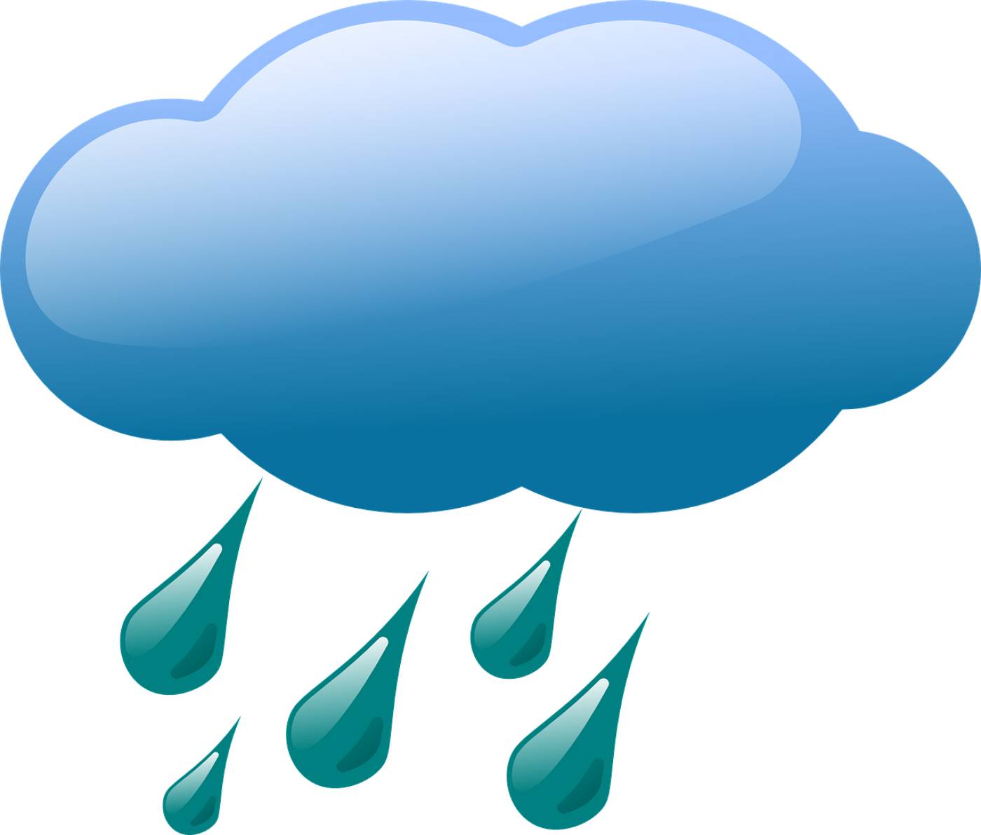 cloud weather rainfall rainclouds  svg vector