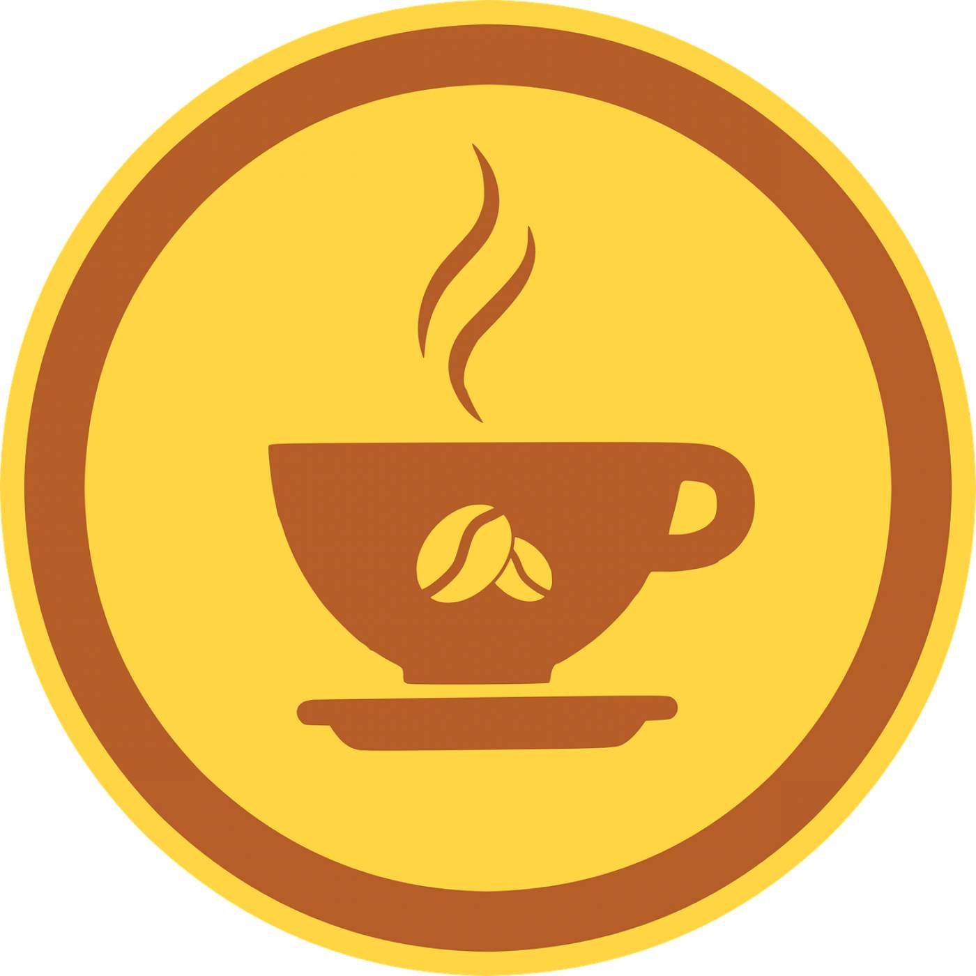 coffee cup logo icon drink cafe  svg vector