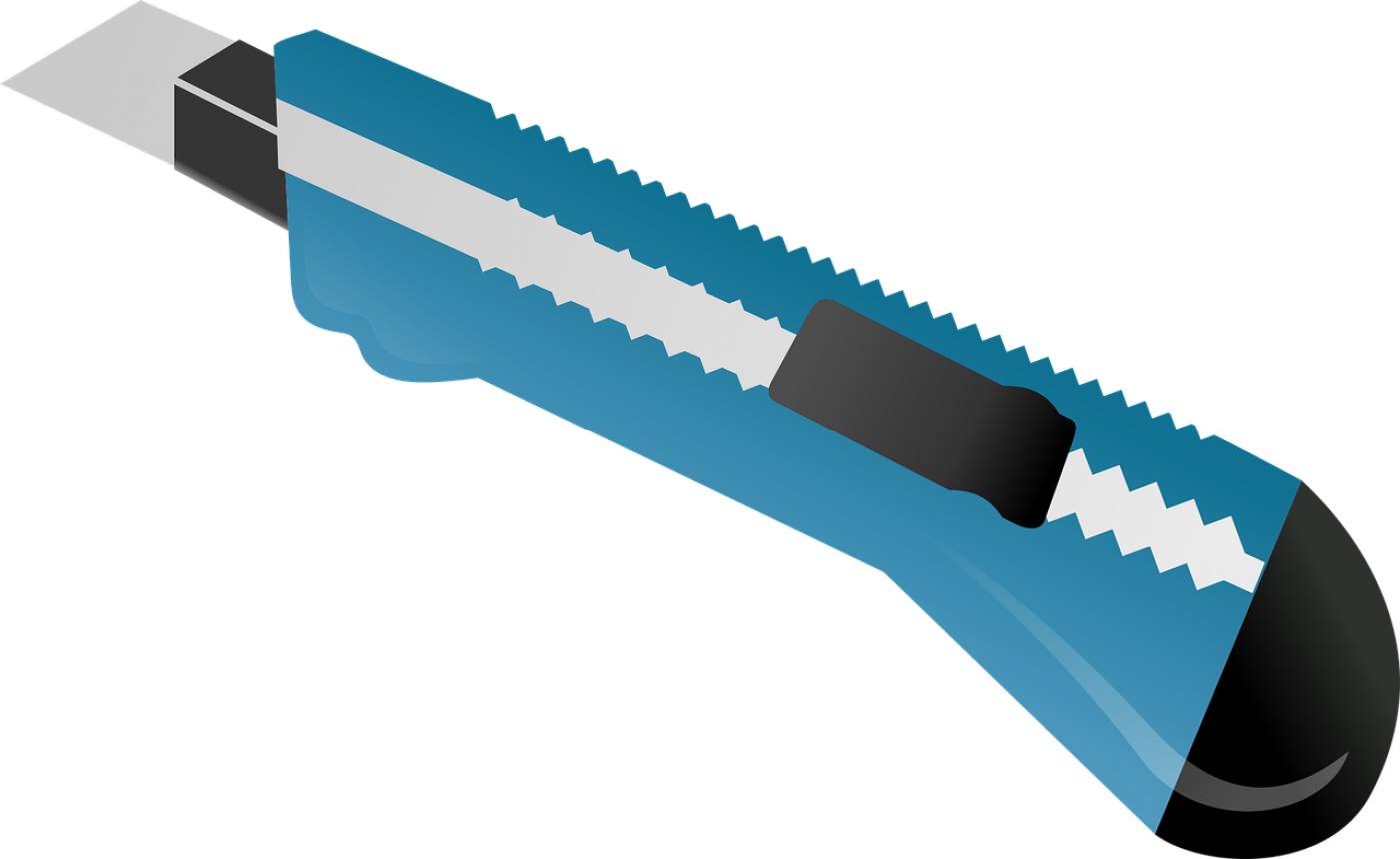 construction cutter knife tool  svg vector