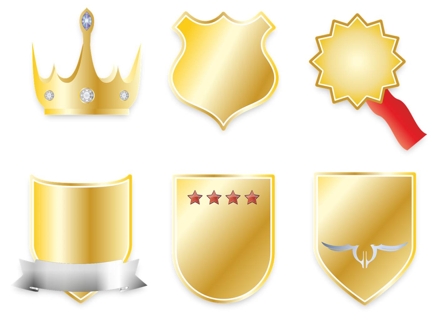 crown coat of arms banner sign  svg vector