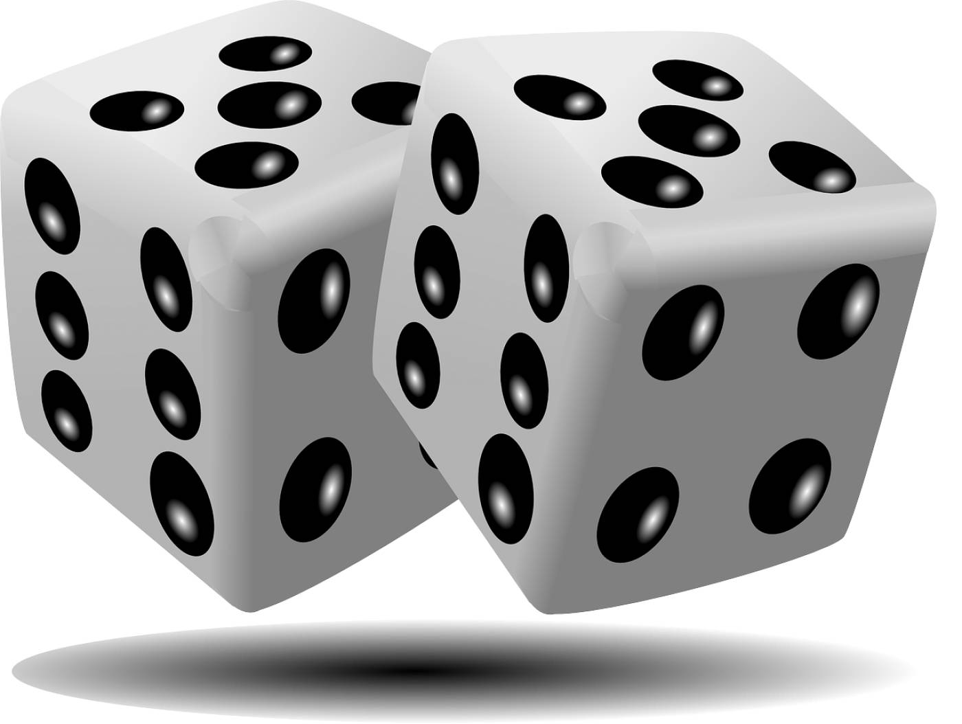 dices game gambling cubes numbers  svg vector