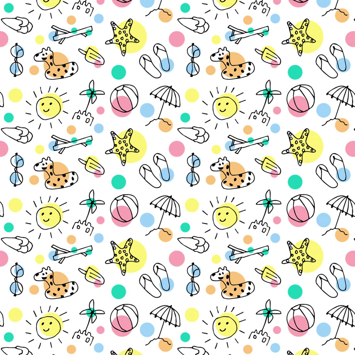 doodle background drawing pattern  svg vector