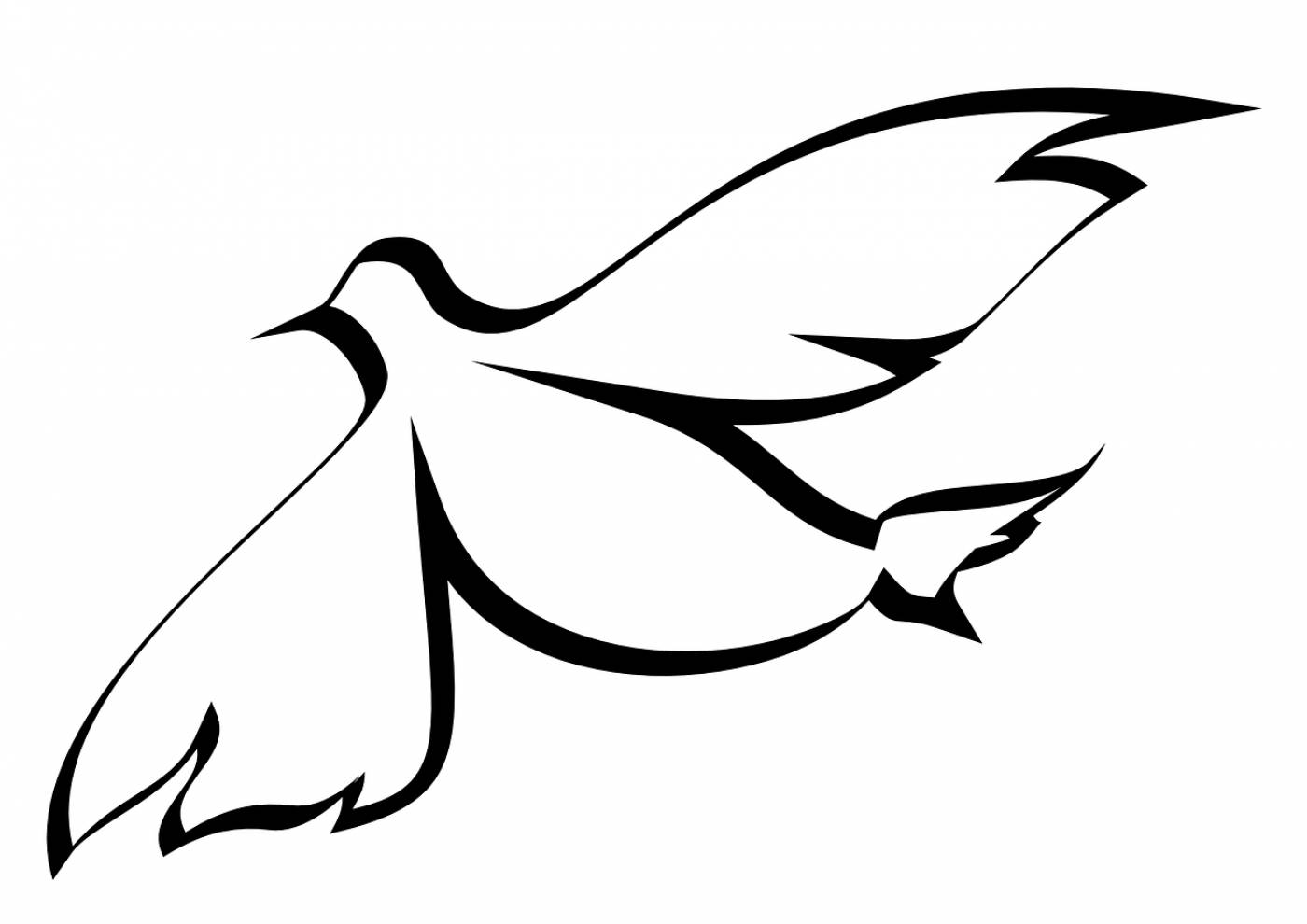 dove spirit holy pigeon bird  svg vector