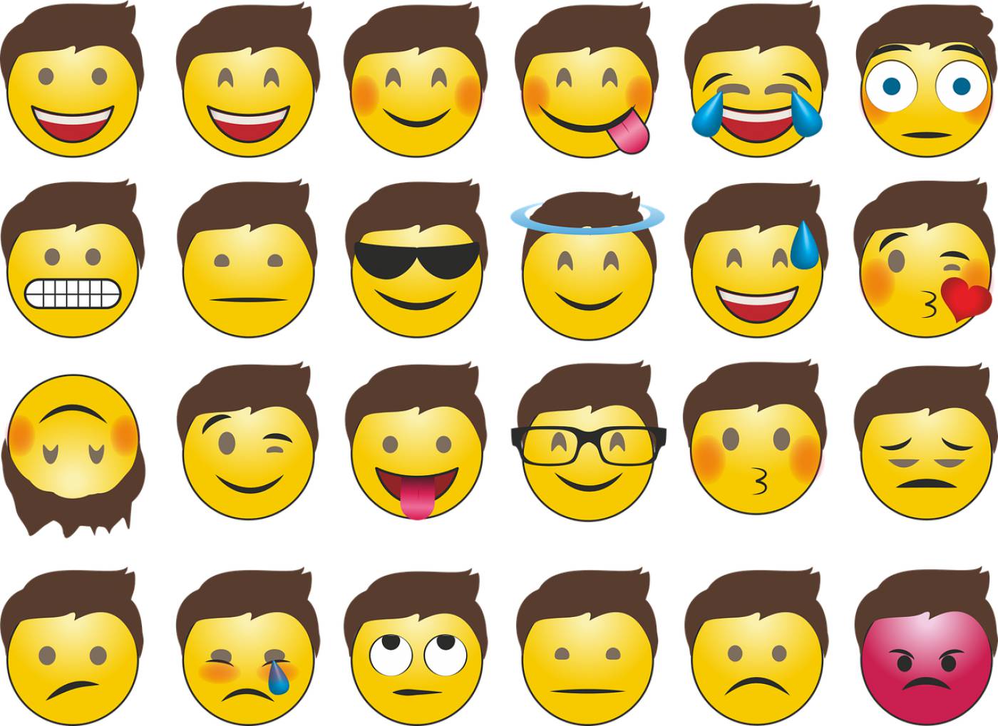 emojis smilie whatsapp emotions  svg vector