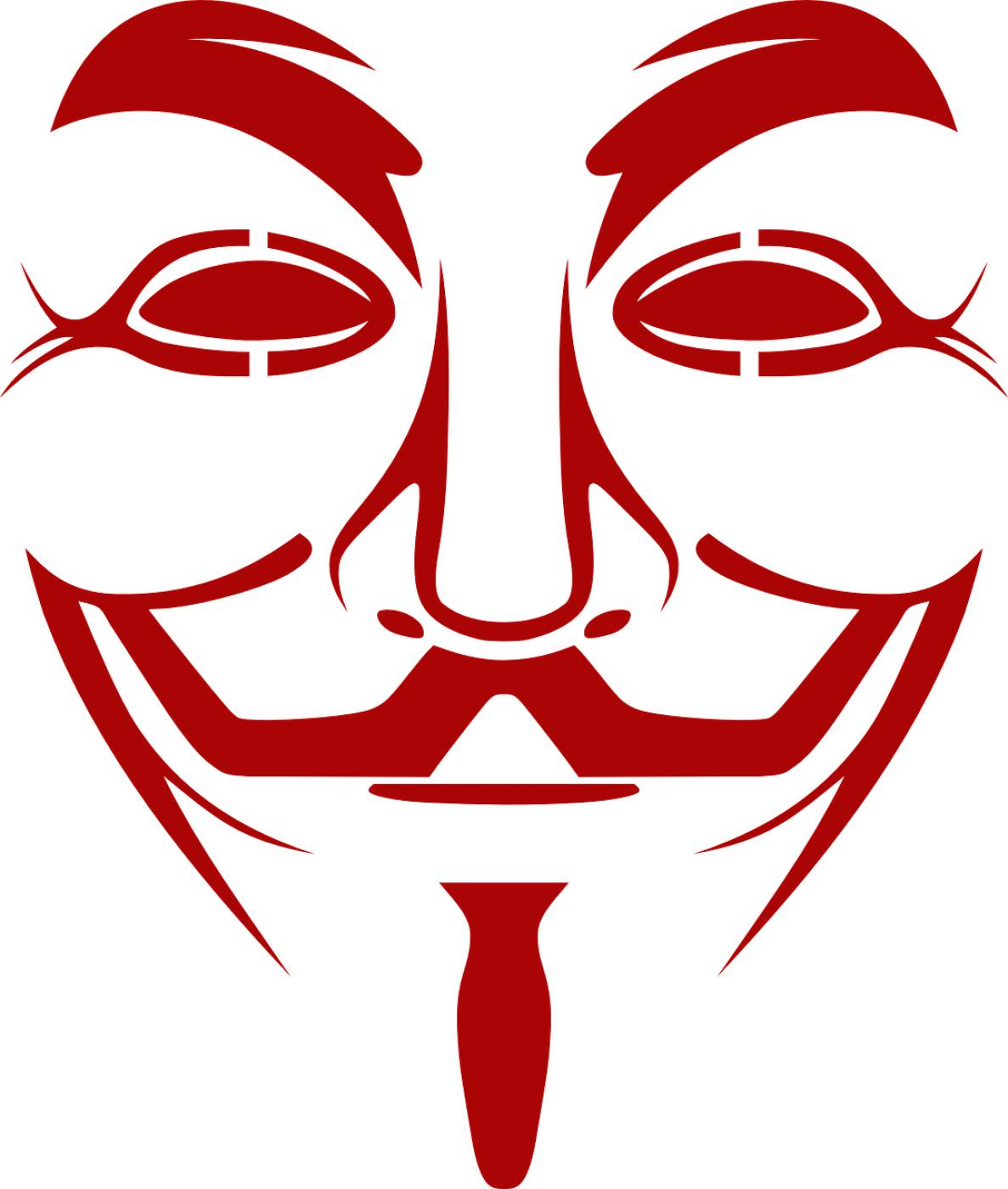 guy fawkes mask anonymous  svg vector