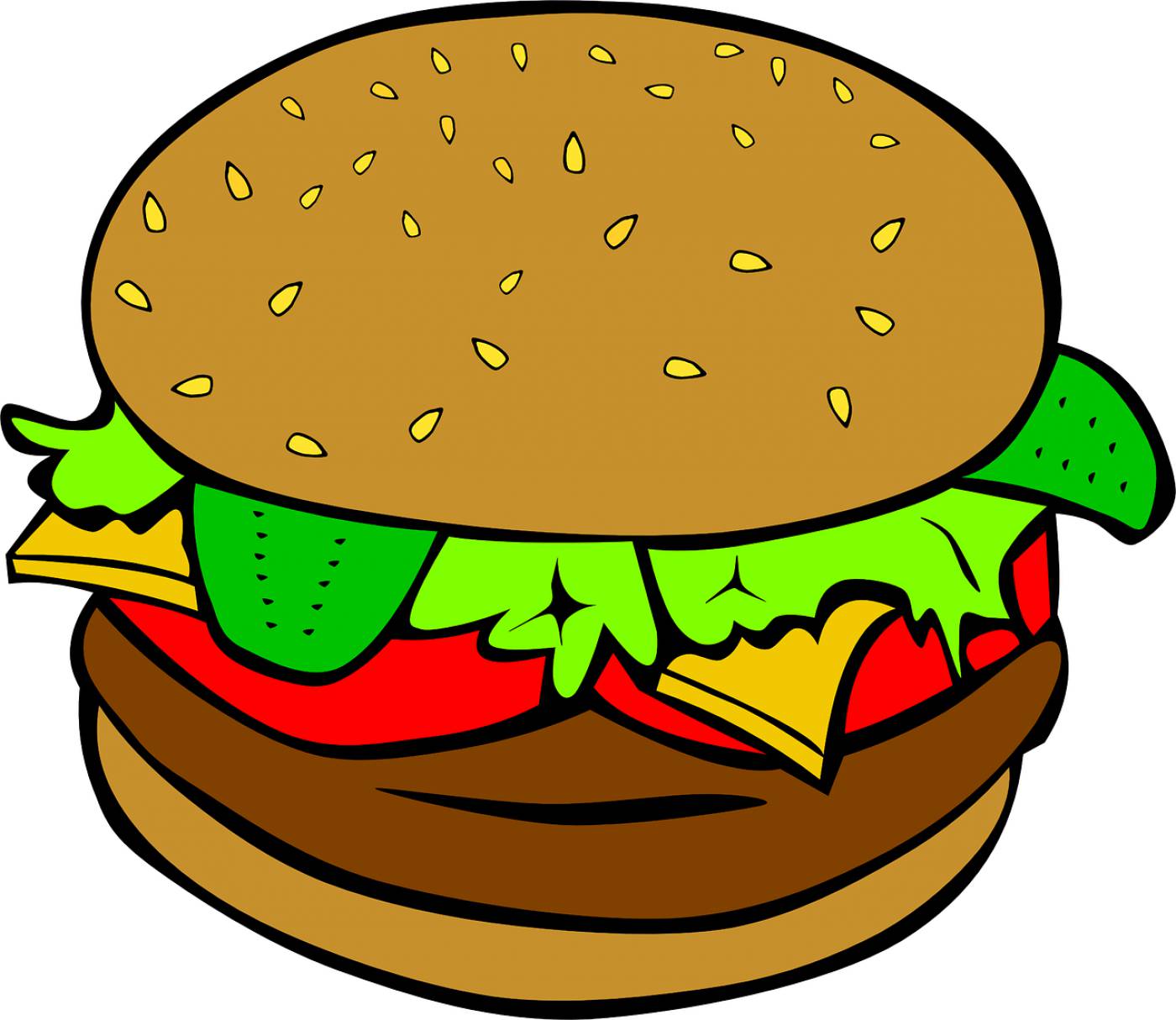 hamburger cheeseburger fast food  svg vector