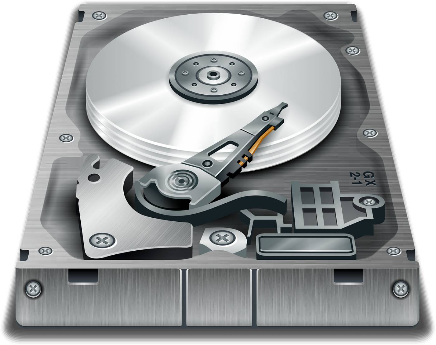 hard disk storage computer  svg vector