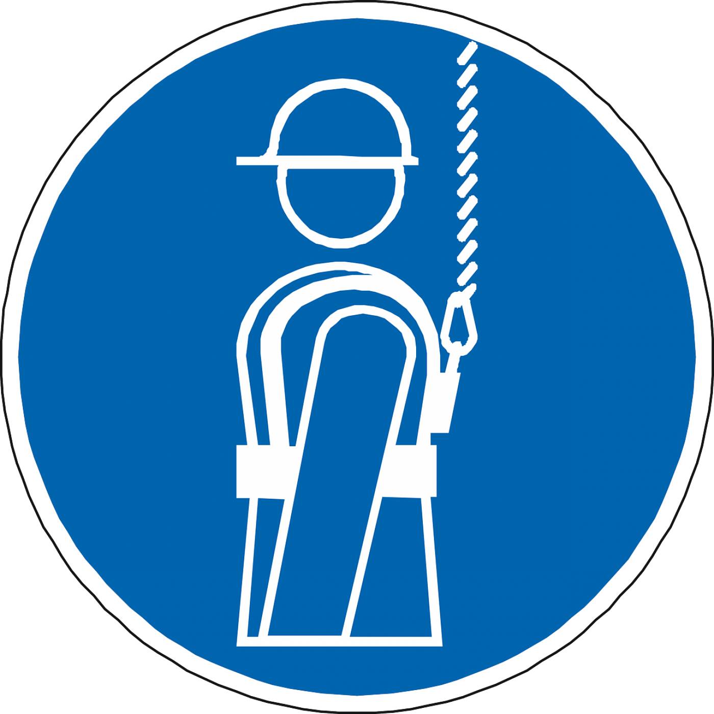 harness fall prevention gear blue  svg vector