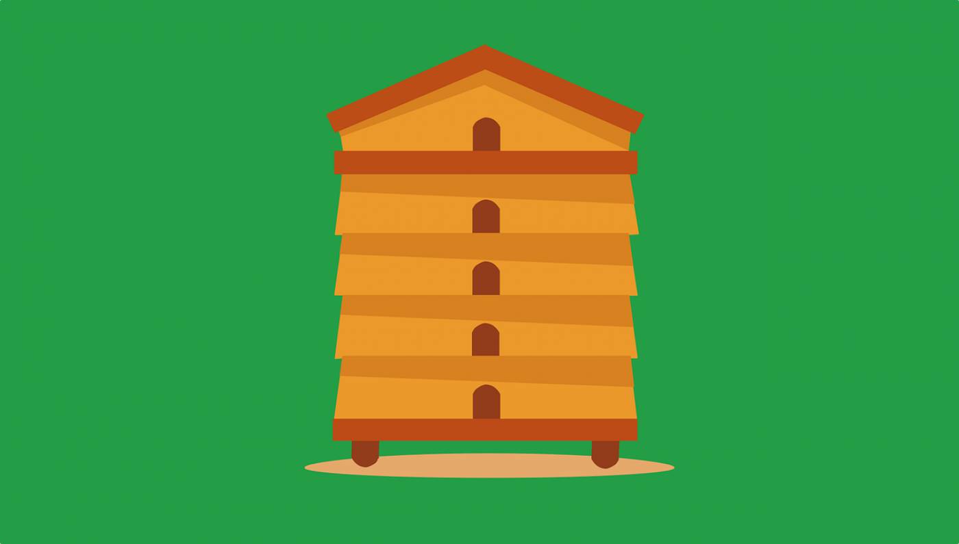 hive beehive bee honey green bee  svg vector