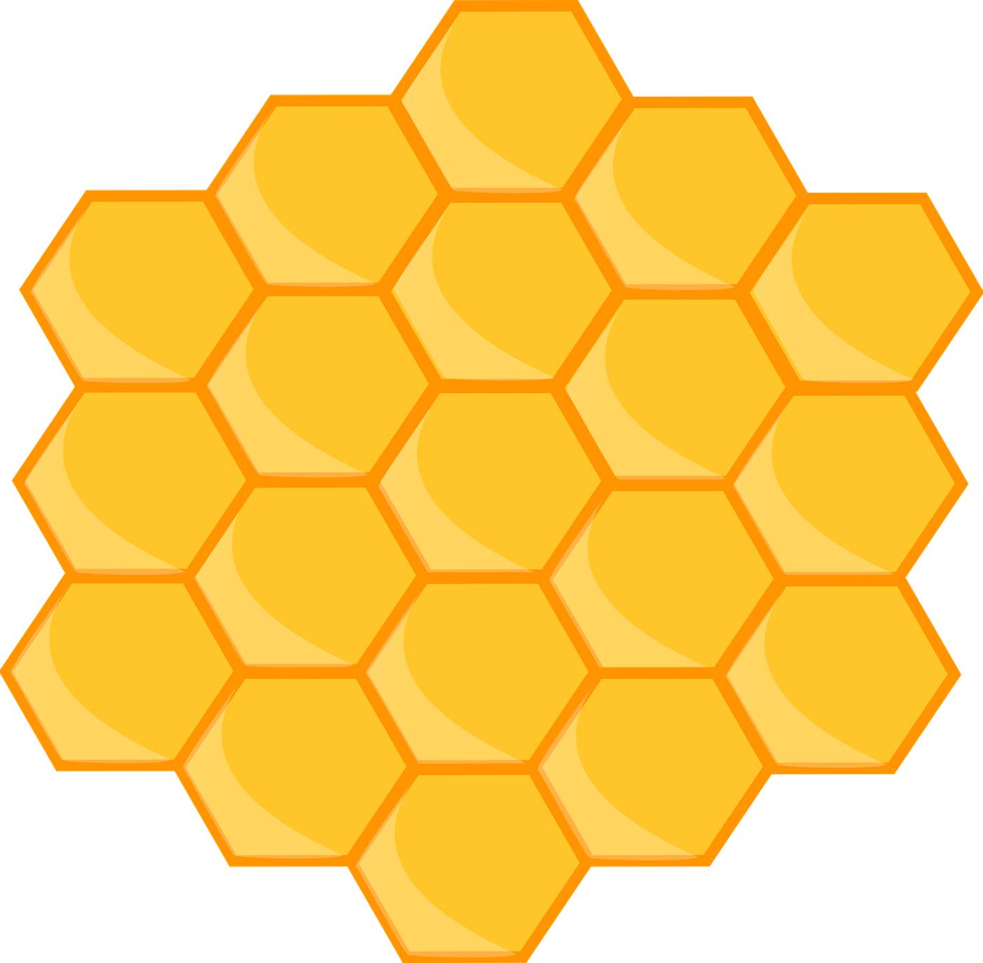 honeycomb design pattern hexagon  svg vector