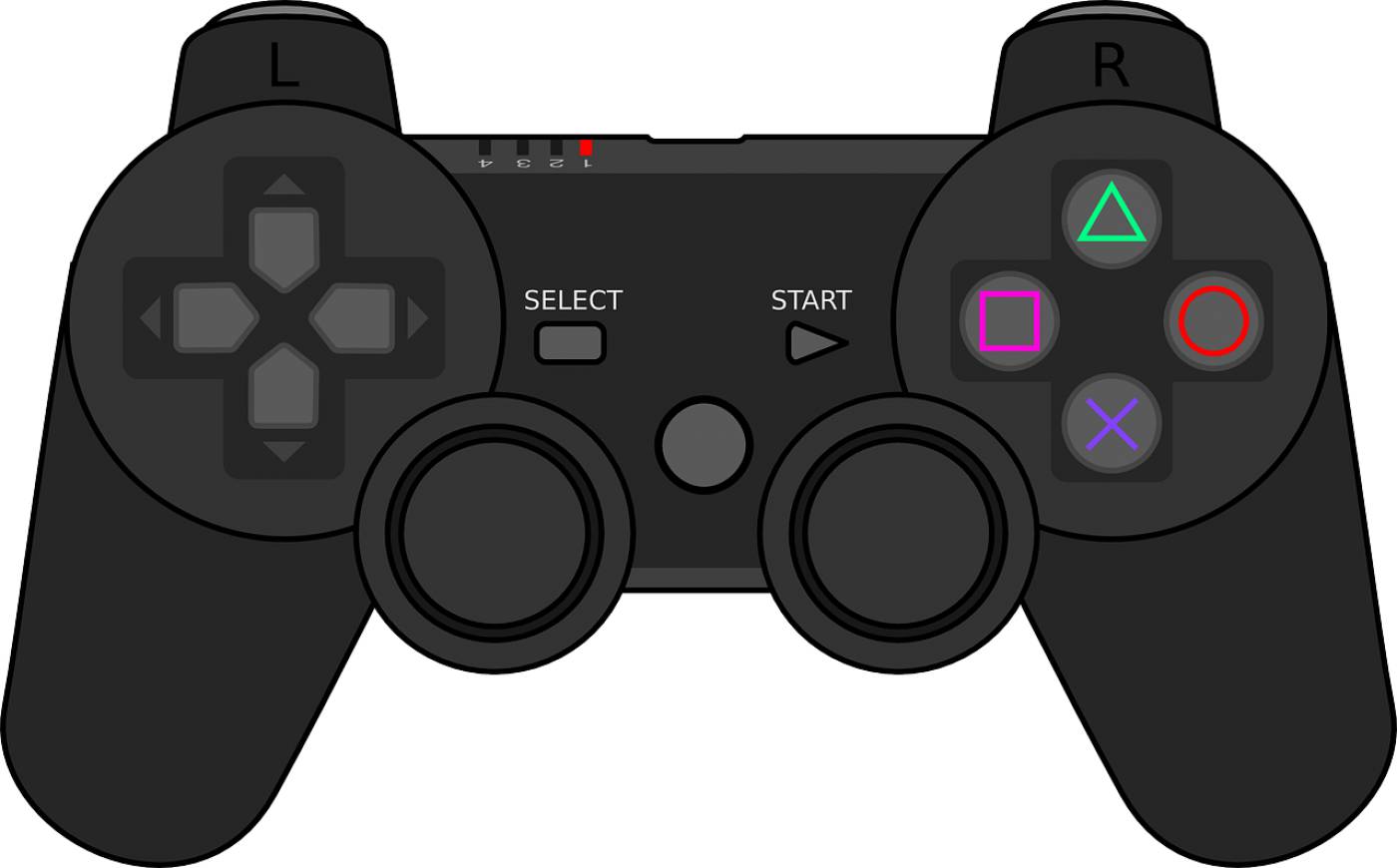 joystick controller game play  svg vector