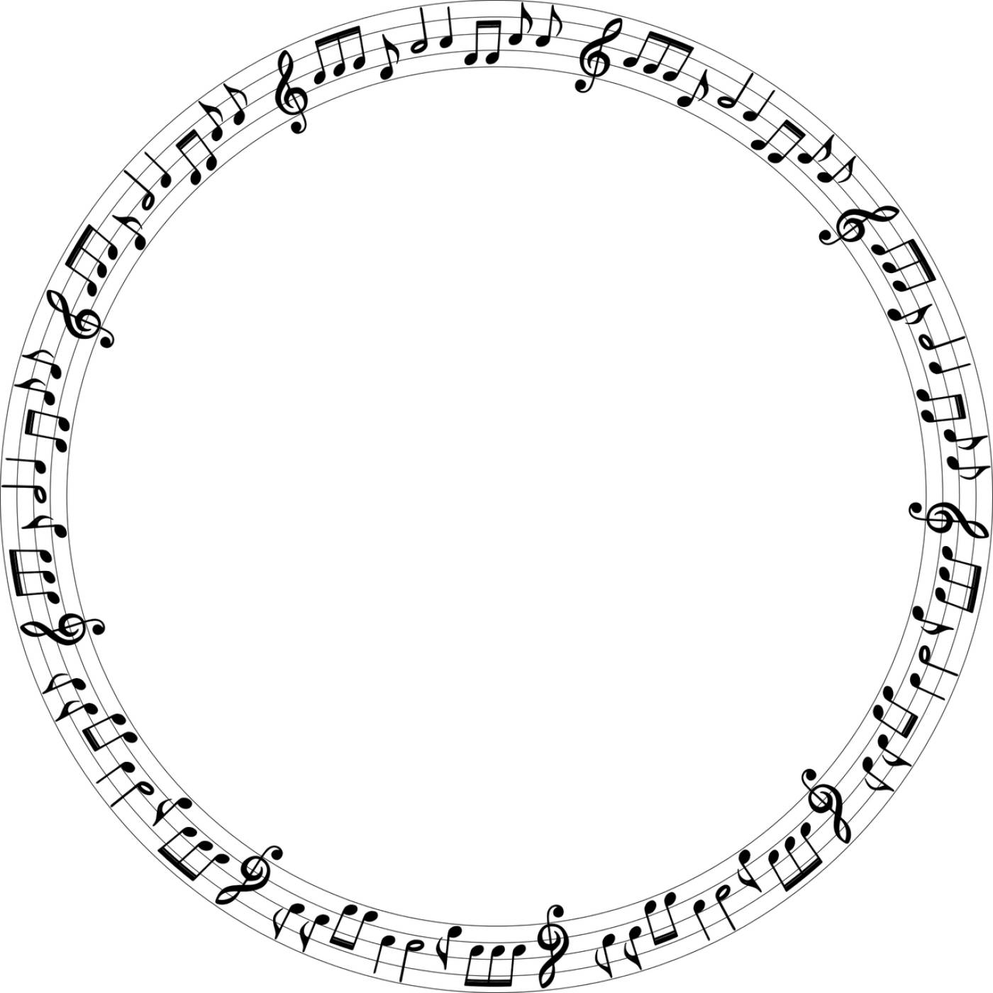 musical circle round design sound  svg vector