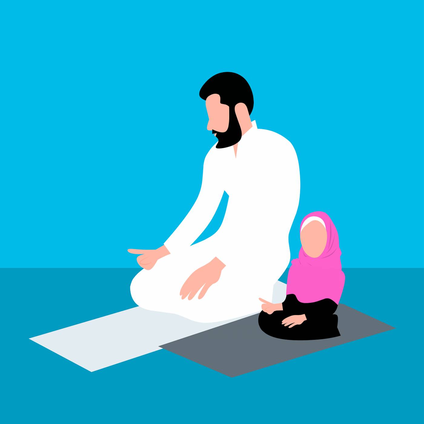 muslim pray religion man father  svg vector
