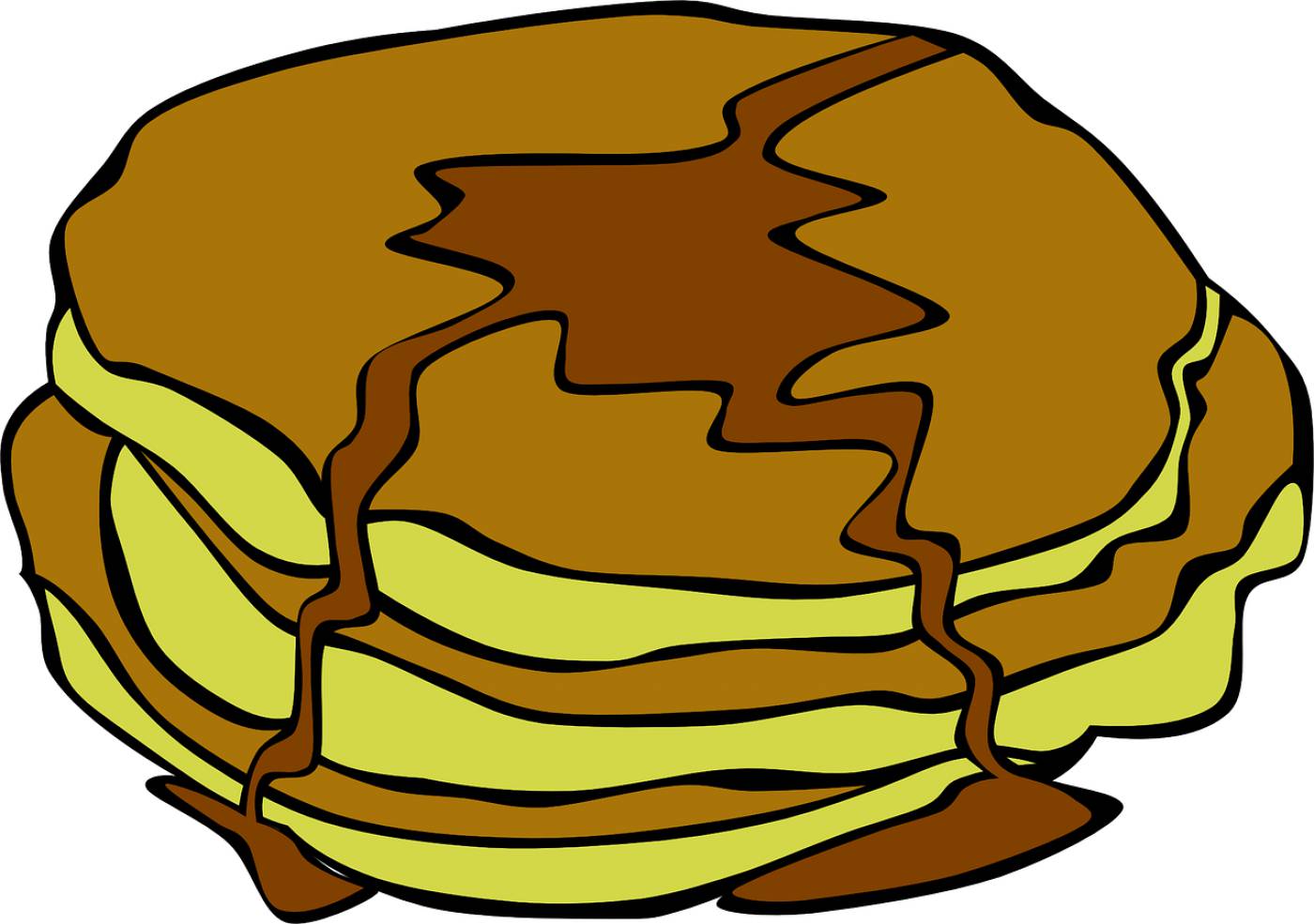 pancakes breakfast food  svg vector