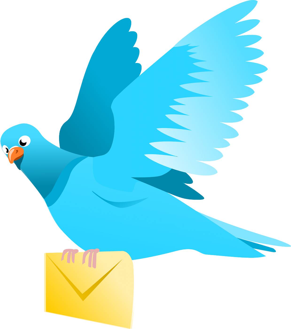 pigeon carrier mail delivery  svg vector