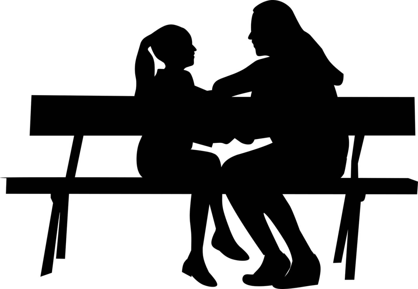 silhouette child mother daughter  svg vector