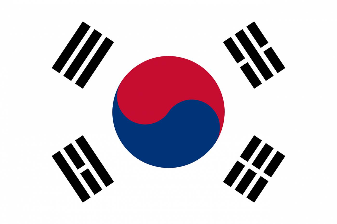 south korea flag national flag  svg vector