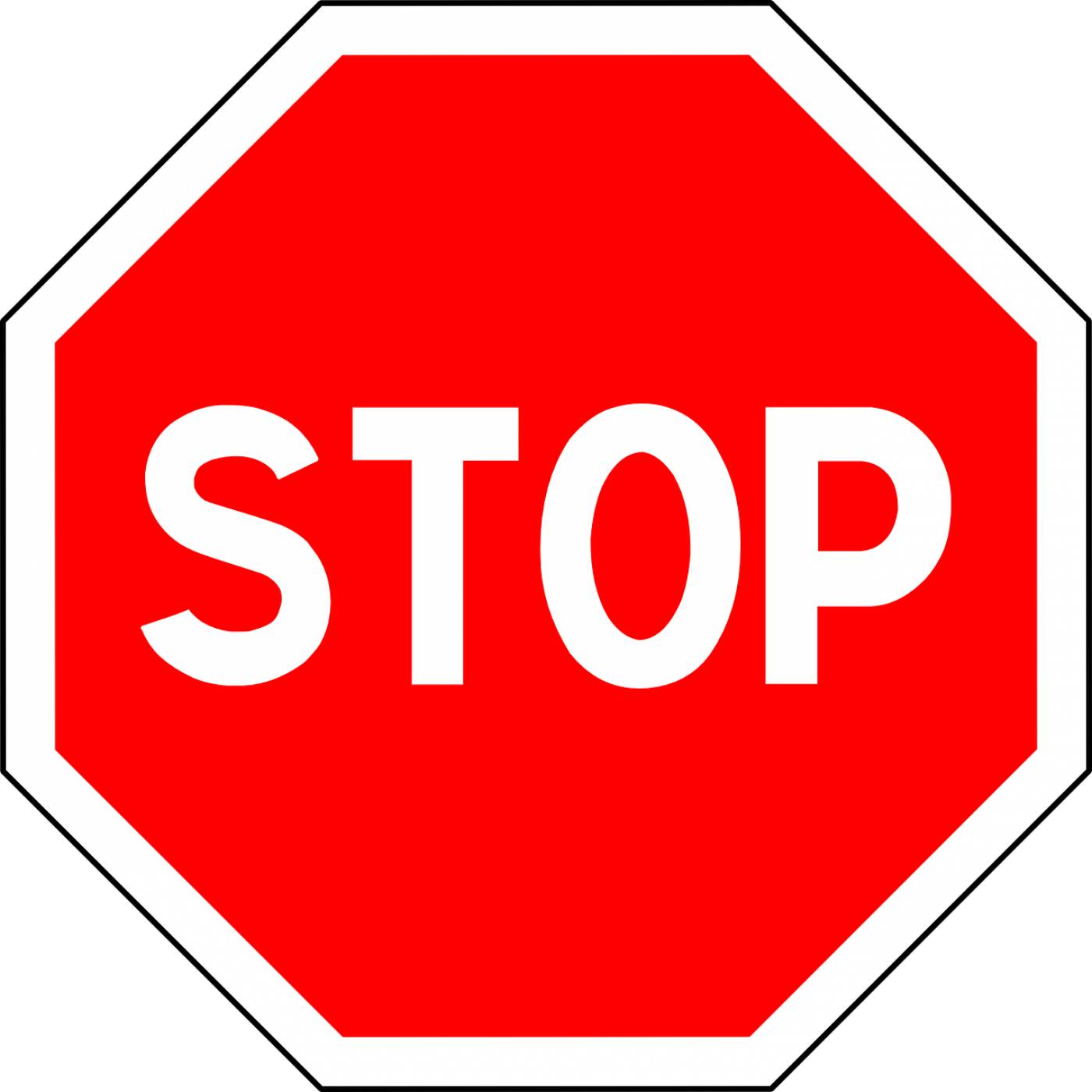 stop sign road sign roadsign  svg vector