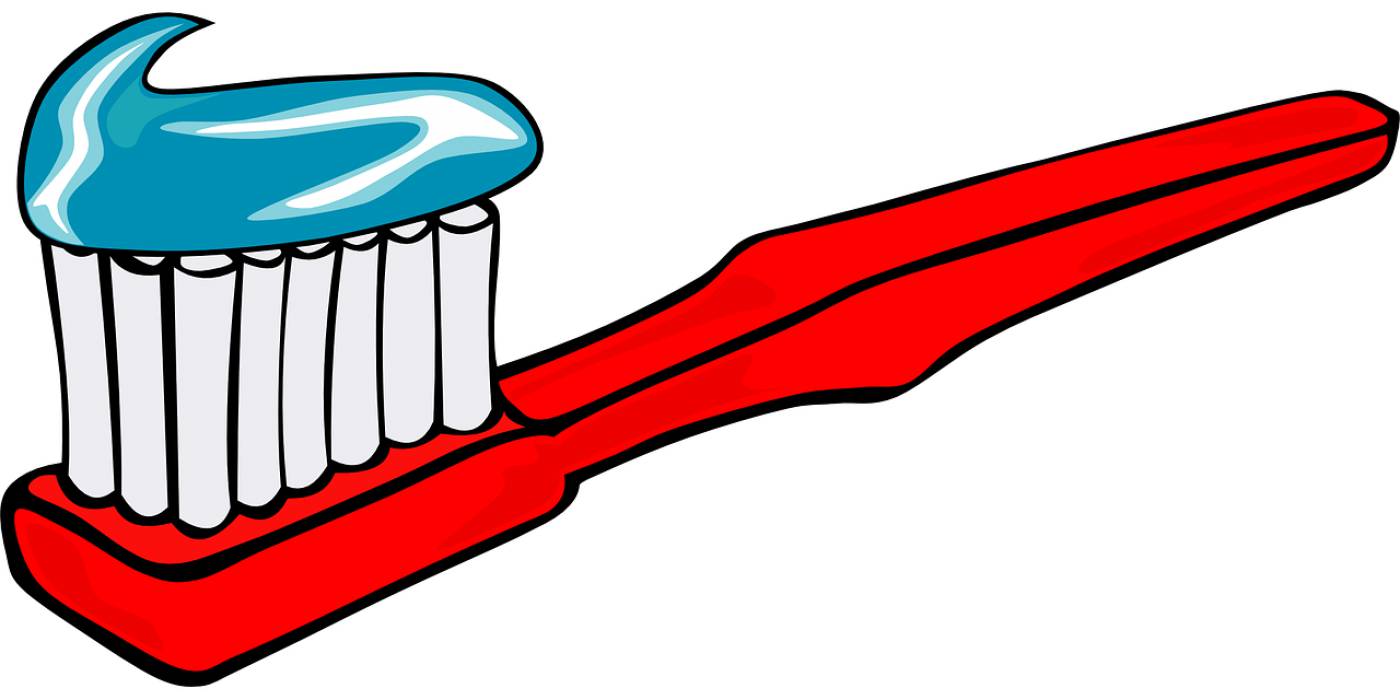 toothbrush toothpaste hygiene  svg vector