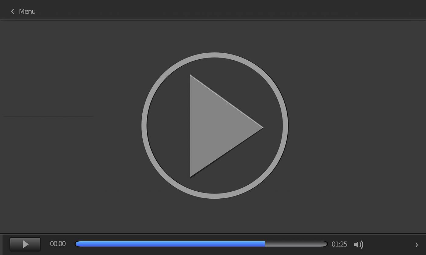 vector video player movie player  svg vector
