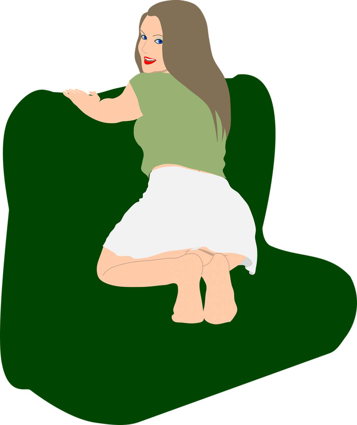 girl skirt striptease pose woman  svg vector